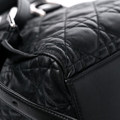 Christian Dior Lambskin Cannage Large Stardust Backpack Black 9 of 12