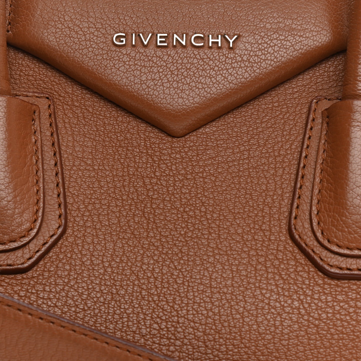 Sugar Goatskin Small Antigona Caramel