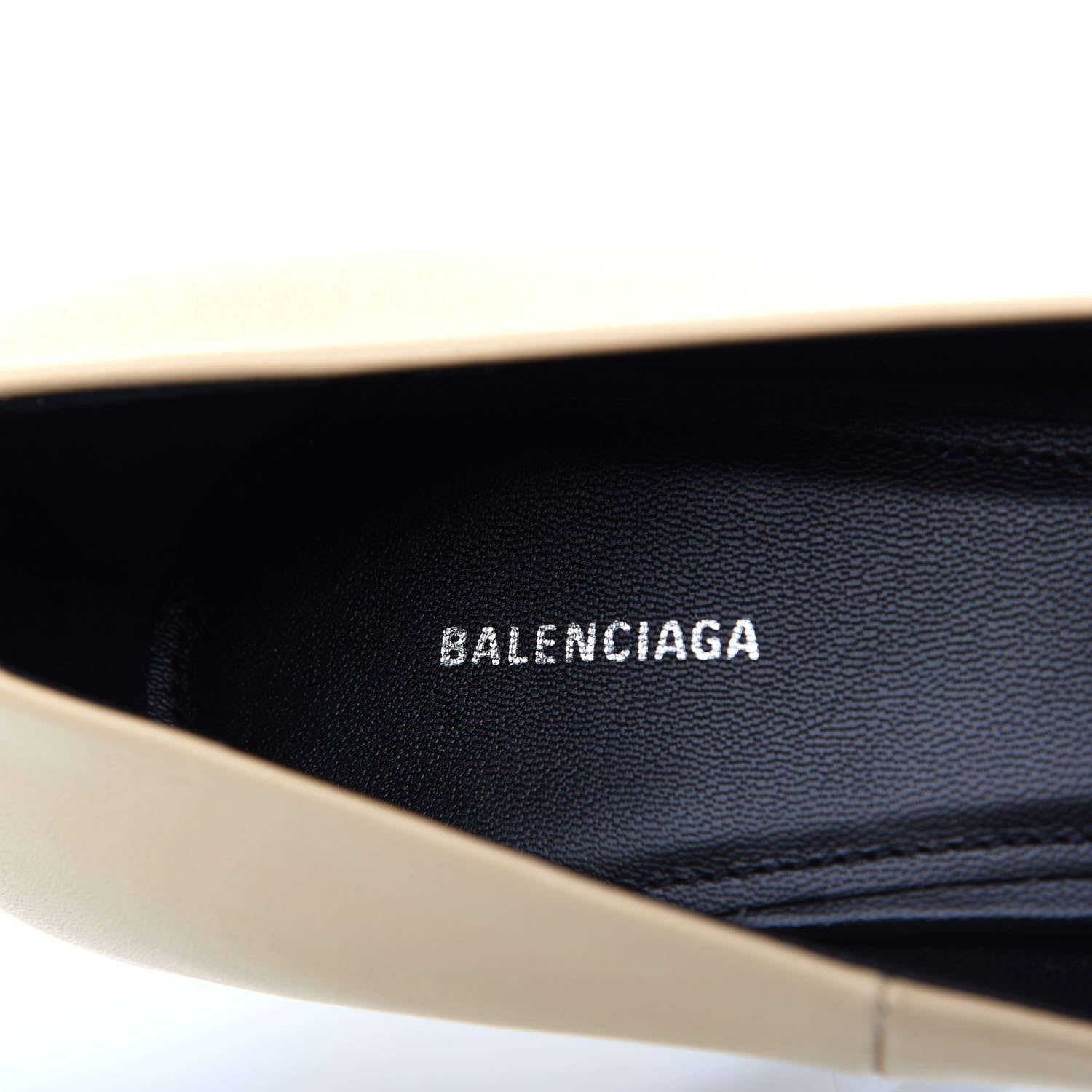 Balenciaga Nappa Square Knife 80mm Pumps 37.5 Beige 7 of 11