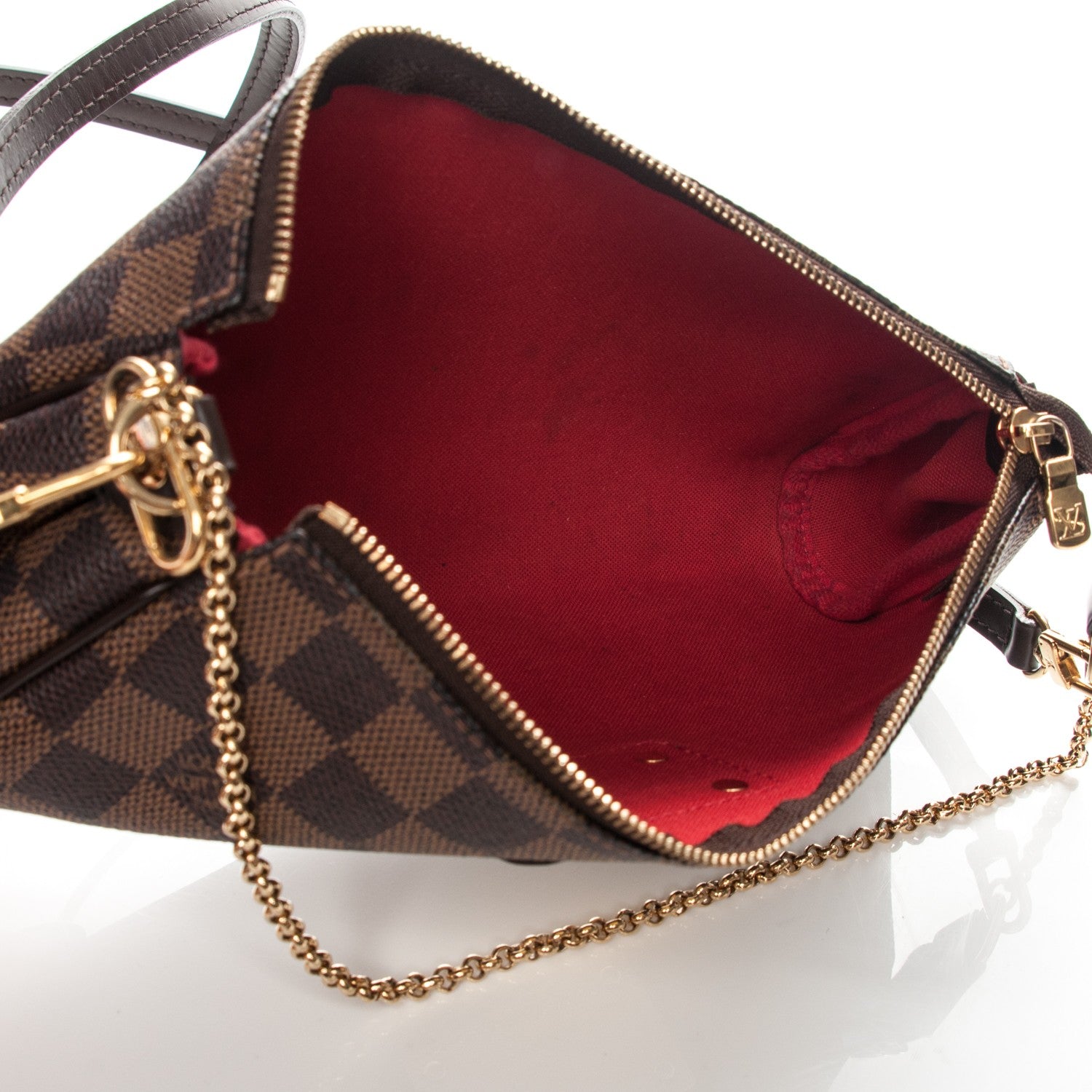 Louis Vuitton Damier Ebene Eva Clutch 5 of 7