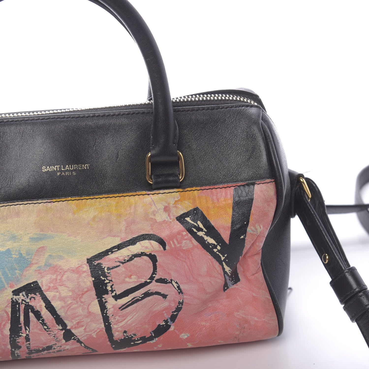Saint Laurent Calfskin Classic Baby Rosa Multicolor 21 of 22
