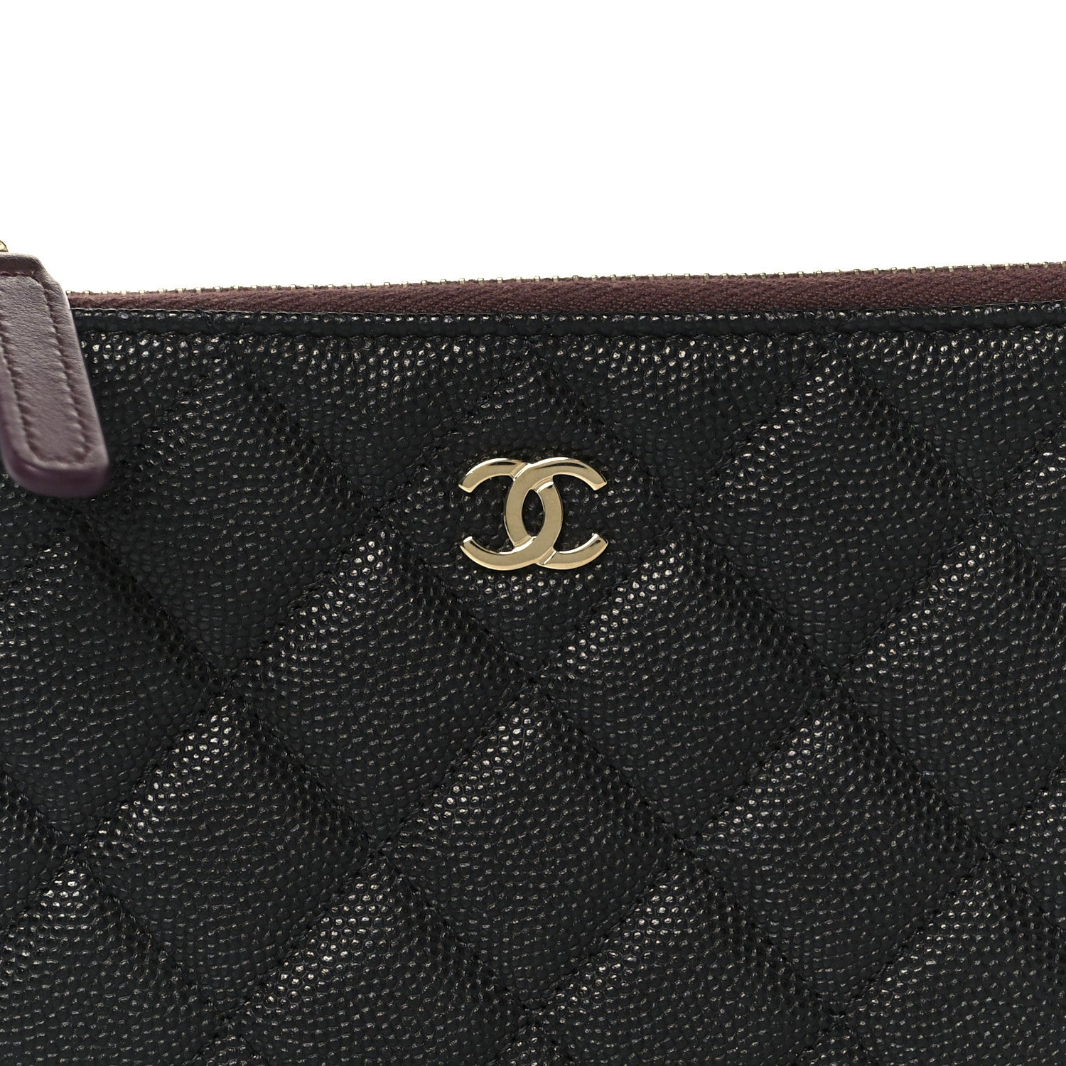 Chanel Caviar Quilted Small Cosmetic Case Black 8 of 8