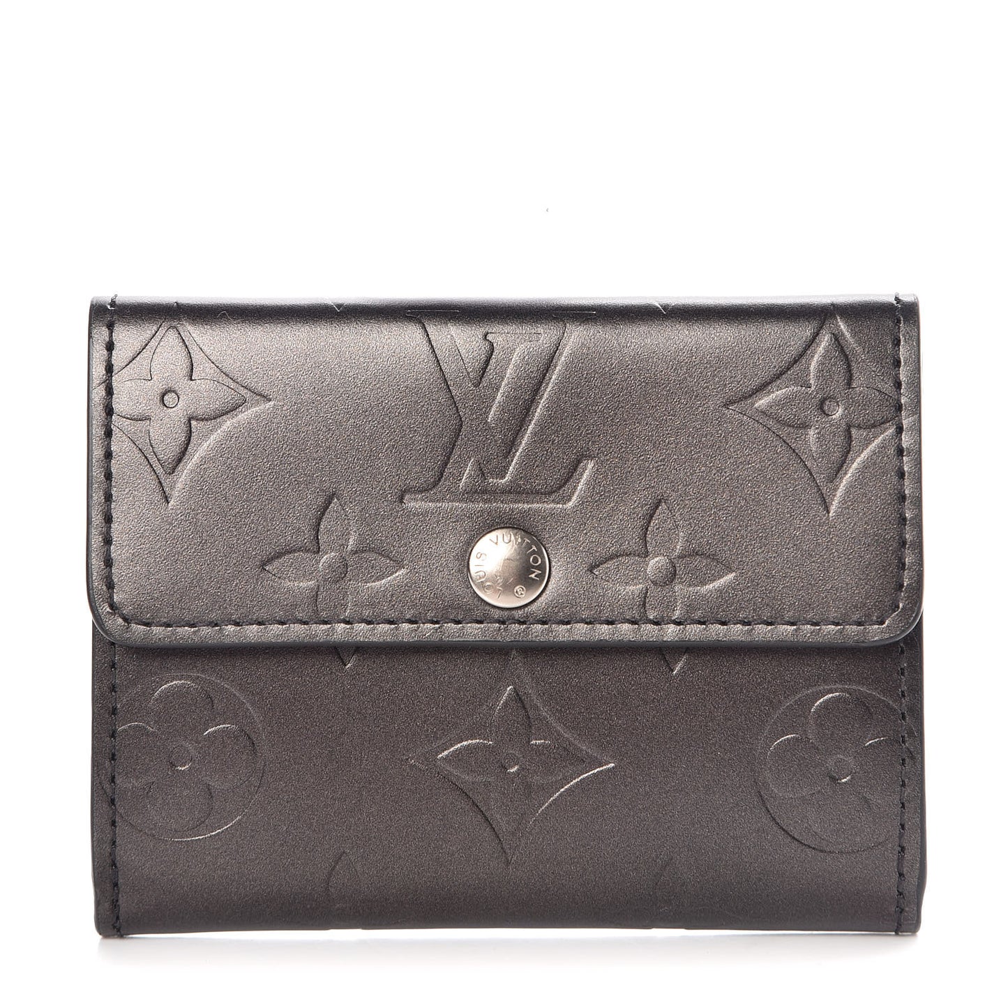 Mat Monogram Ludlow Wallet Black