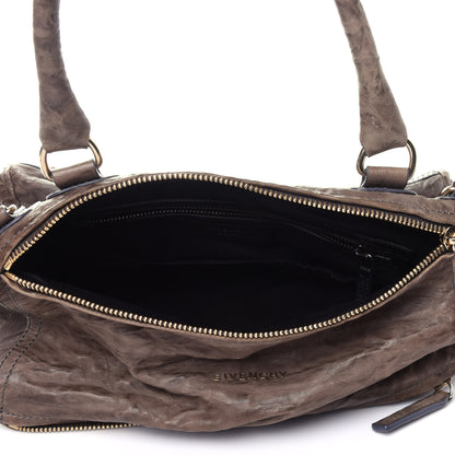 Givenchy Tumbled Sheepskin Medium Pandora Charcoal 4 of 9