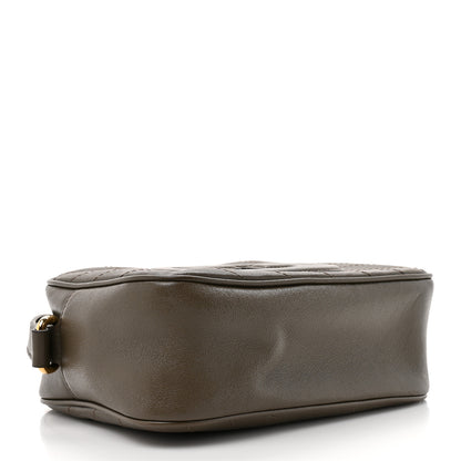 Gucci Sakai Be Green Calfskin Diagonal Stitched Small Blondie Shoulder Bag Craclet Brown 4 of 10