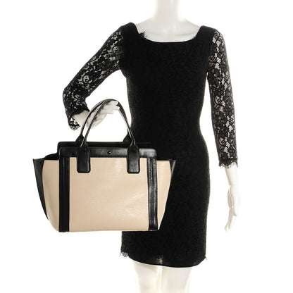 Chloe Sheepskin Small Alison East West Tote Husky White 2 of 9