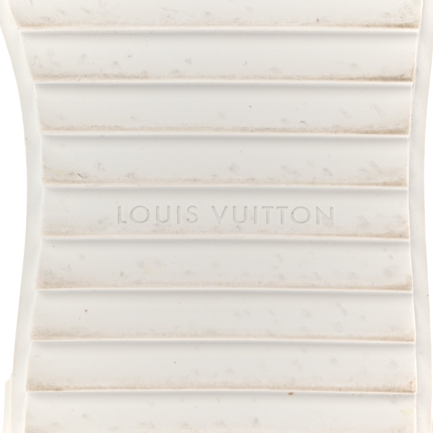 Louis Vuitton Calfskin Printed Time Out Trainer Sneakers 37 White 7 of 10