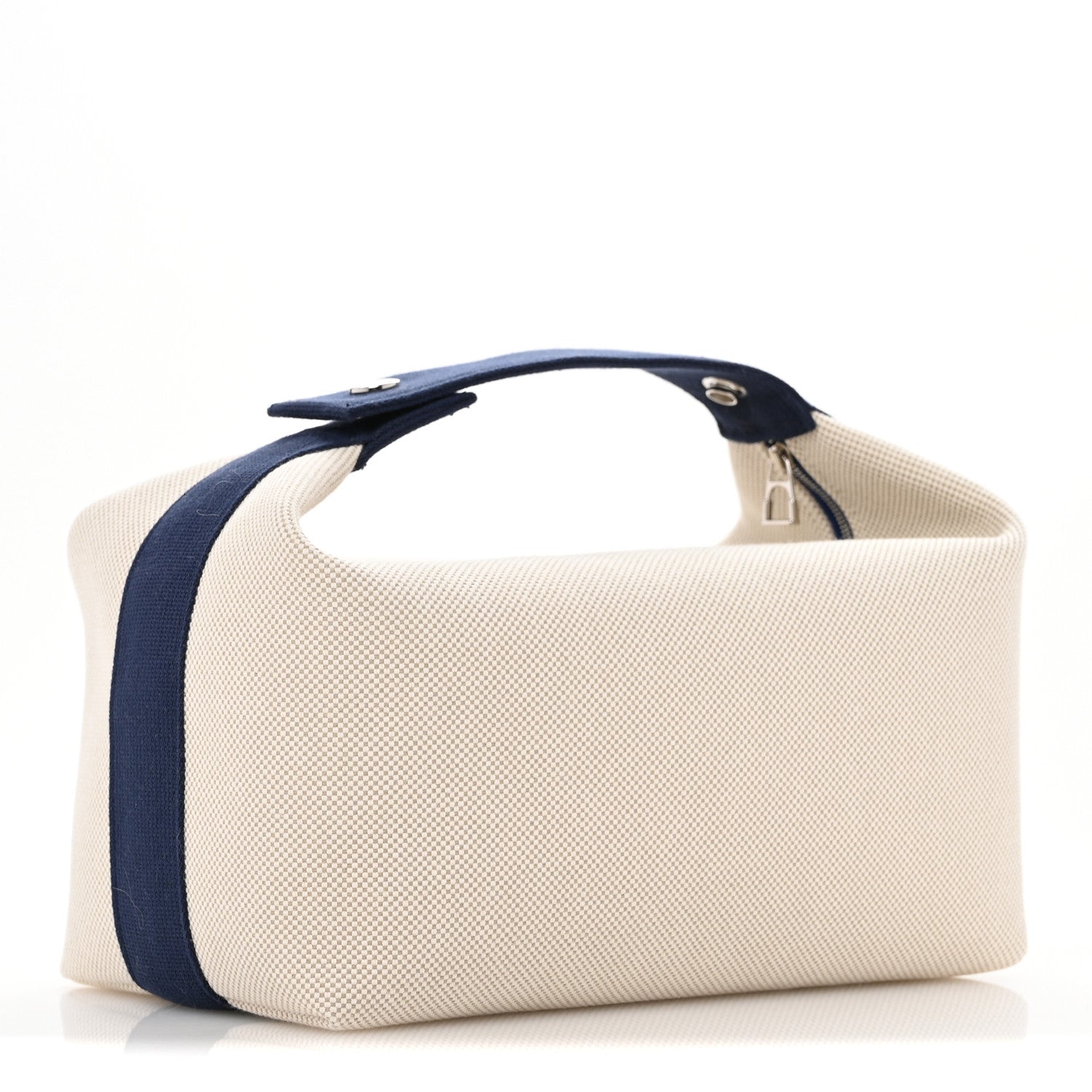 Hermes Canvas Large Bride-A-Brac Cabriole Case Gris Perle 3 of 9