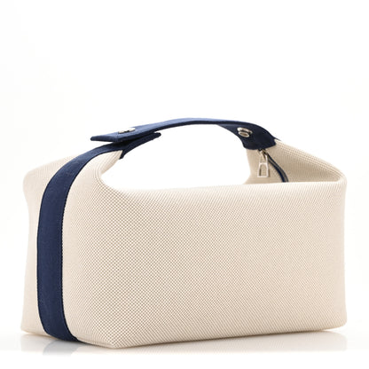 Hermes Canvas Large Bride-A-Brac Cabriole Case Gris Perle 3 of 9