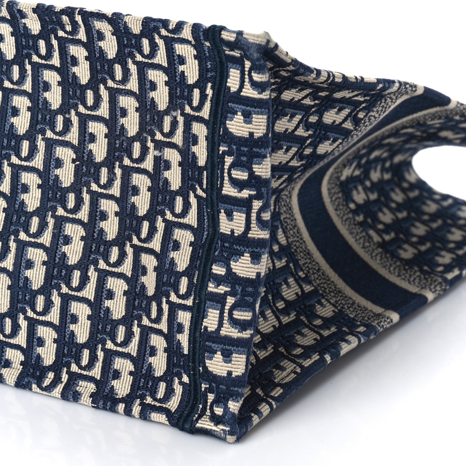 Christian Dior Oblique Large Book Tote Blue Multicolor 9 of 9