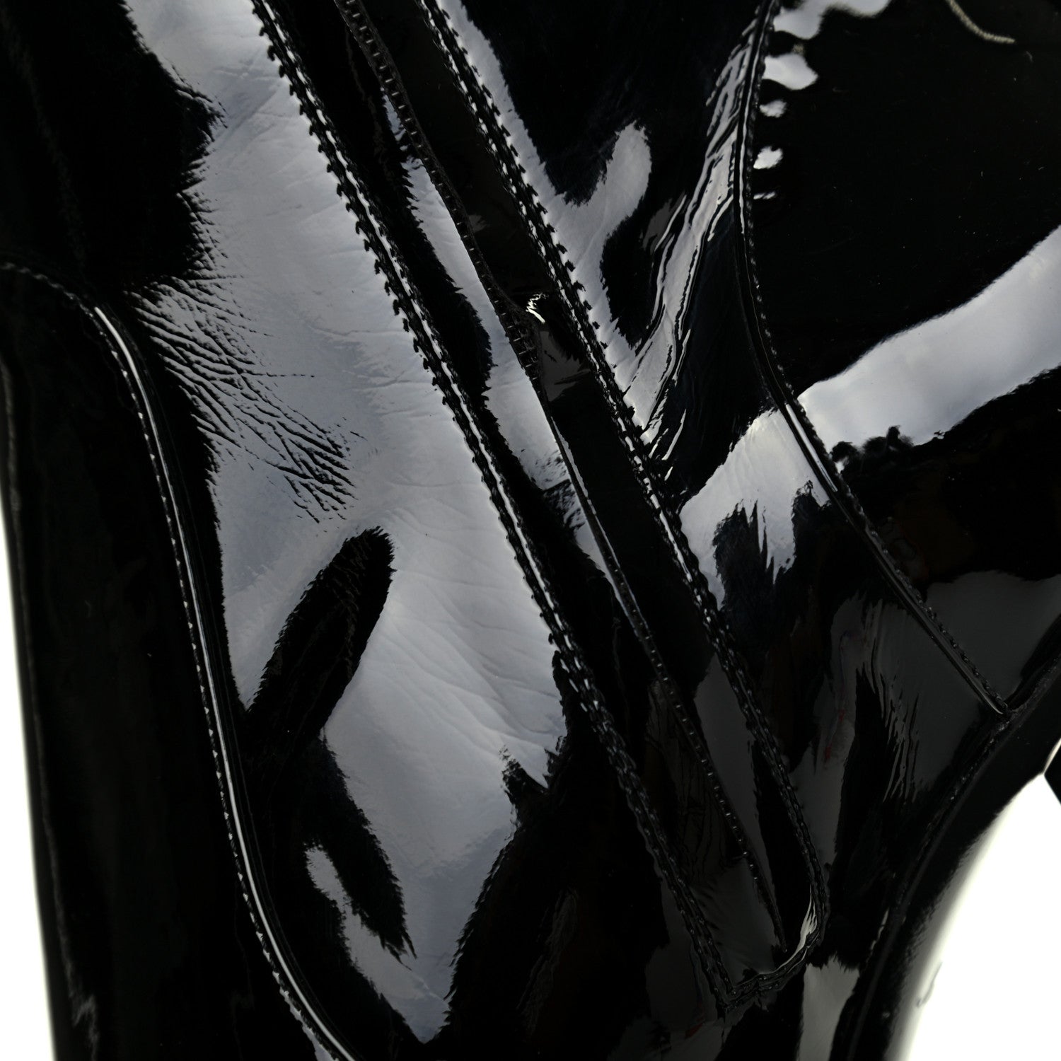 Louis Vuitton Patent Silhouette Ankle Boots 40 Black 14 of 14