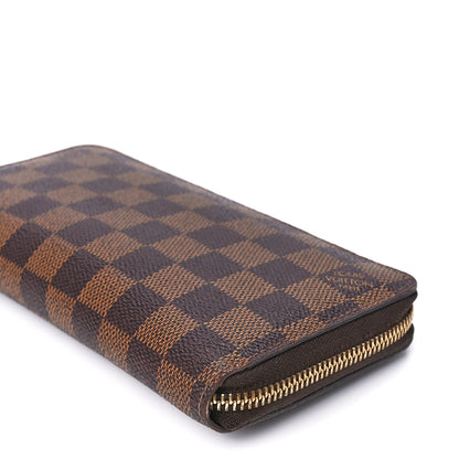 Louis Vuitton Damier Ebene Zippy Wallet Rose Ballerine 12 of 12