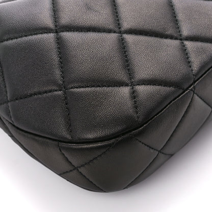 Chanel Lambskin Quilted CC Chain Hobo Black 9 of 11
