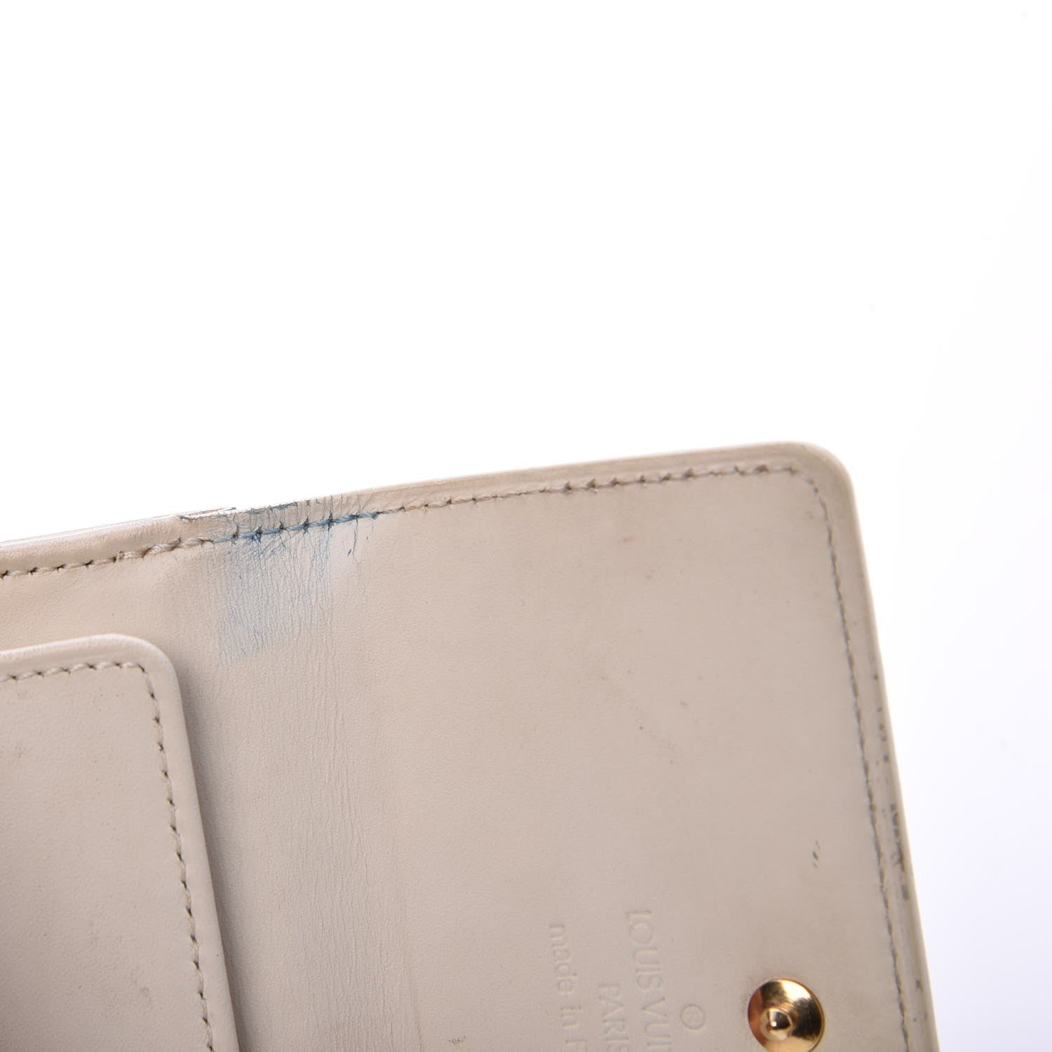 Louis Vuitton Vernis Elise Wallet Perle 15 of 15