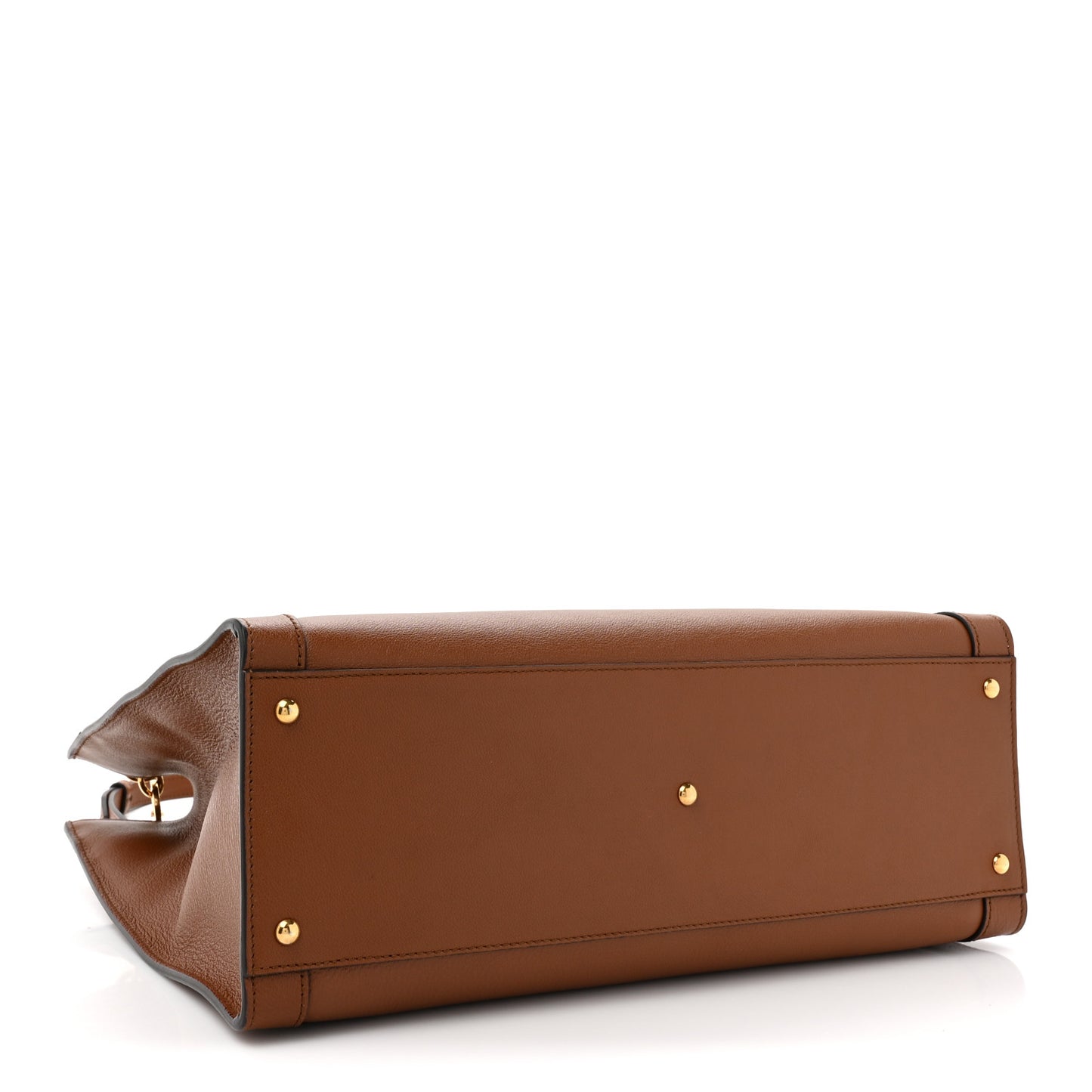 Wonka Grain Calfskin Medium Diana Tote Bag Cuir Yellow Fluo