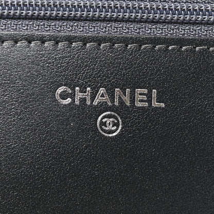 Chanel Caviar Quilted Vintage Mademoiselle Wallet On Chain WOC Black 6 of 9
