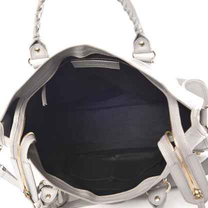 Balenciaga Chevre Gold Metallic Edge Hardware City Gris Perle 8 of 18