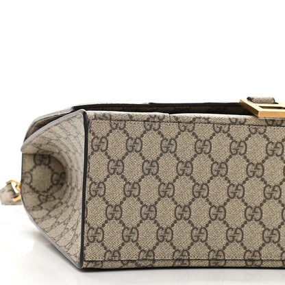 Balenciaga X GUCCI GG Supreme Monogram Medium Hourglass Top Handle Bag Beige Ebony 8 of 10