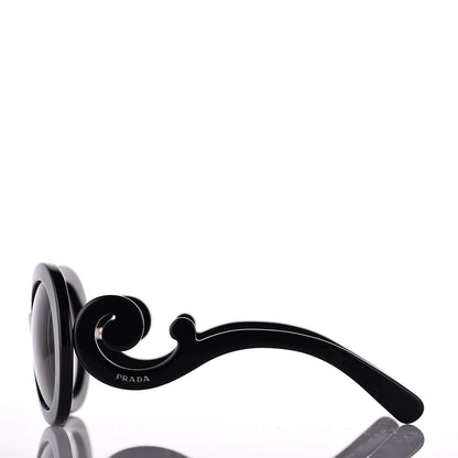 Prada Baroque Sunglasses SPR 27N Black 3 of 9