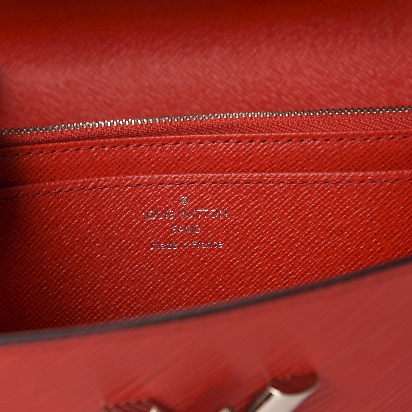 Epi Twist Wallet Coquelicot