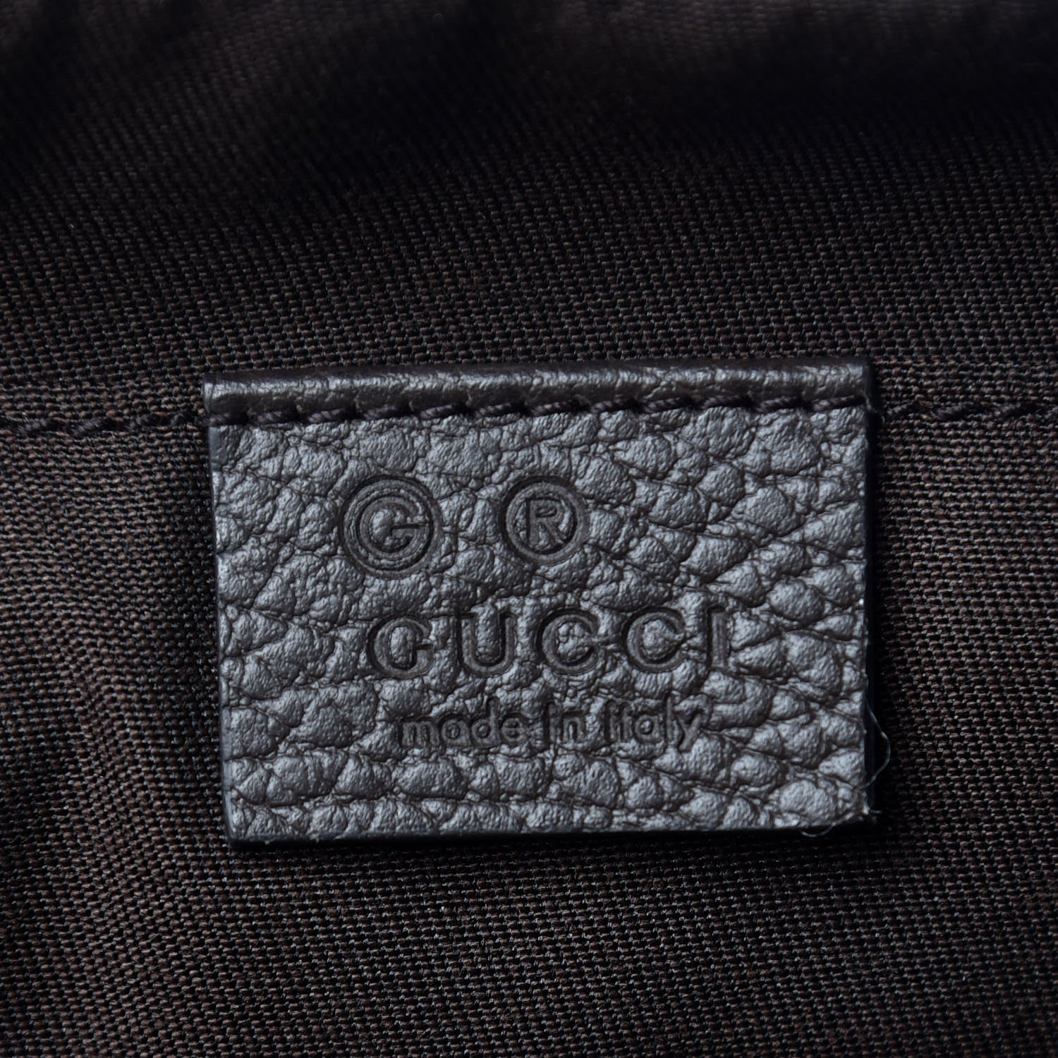 Gucci Monogram Belt Bag Dark Brown 6 of 10