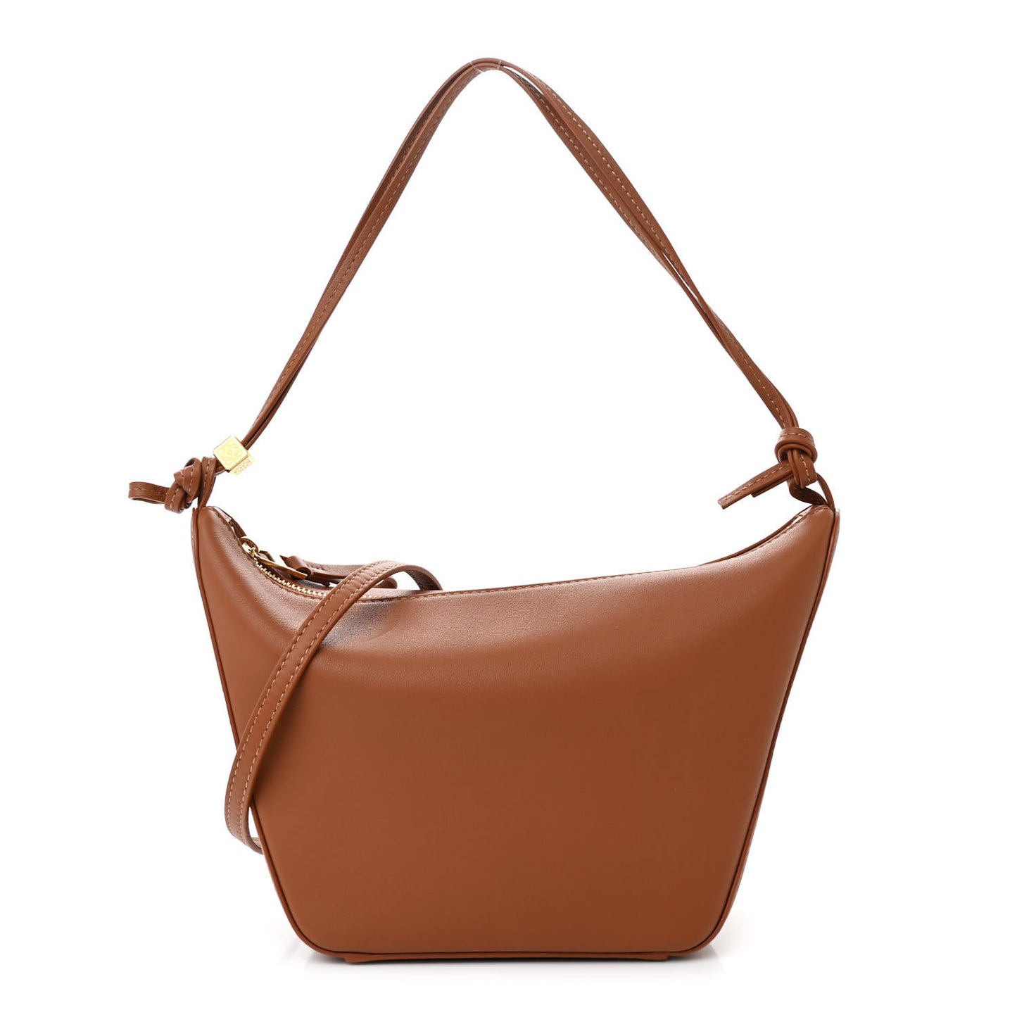 Calfskin Mini Hammock Hobo Tan