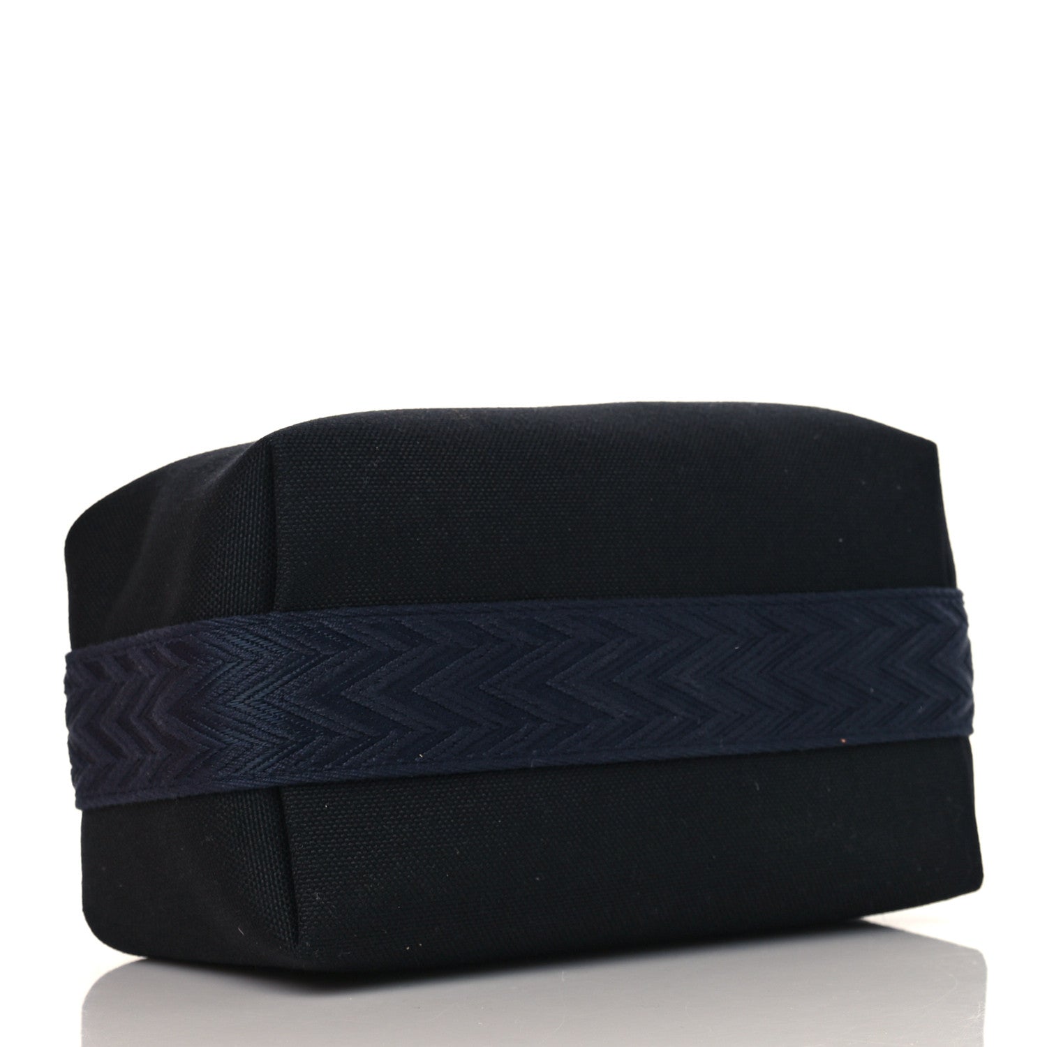 Hermes Canvas Small Bride-A-Brac Pouch Black Bleu Nuit 5 of 10
