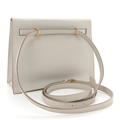 Hermes Evercolor Kelly Danse II Belt Bag Gris Perle 3 of 12