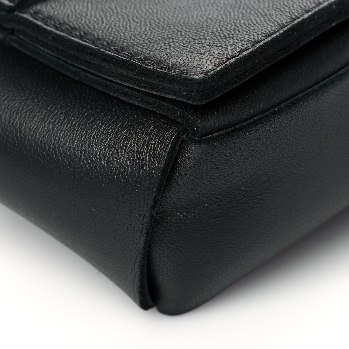 Nappa Maxi Intreccio The Belt Cassette Bag Black