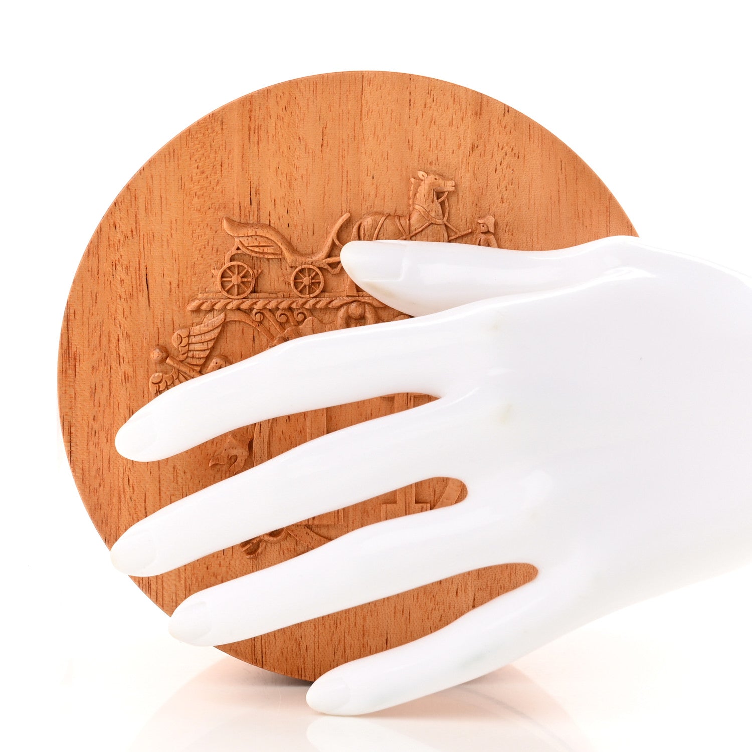 Hermes Mahogany Wood Ex-Libris Twilly Box 2 of 8