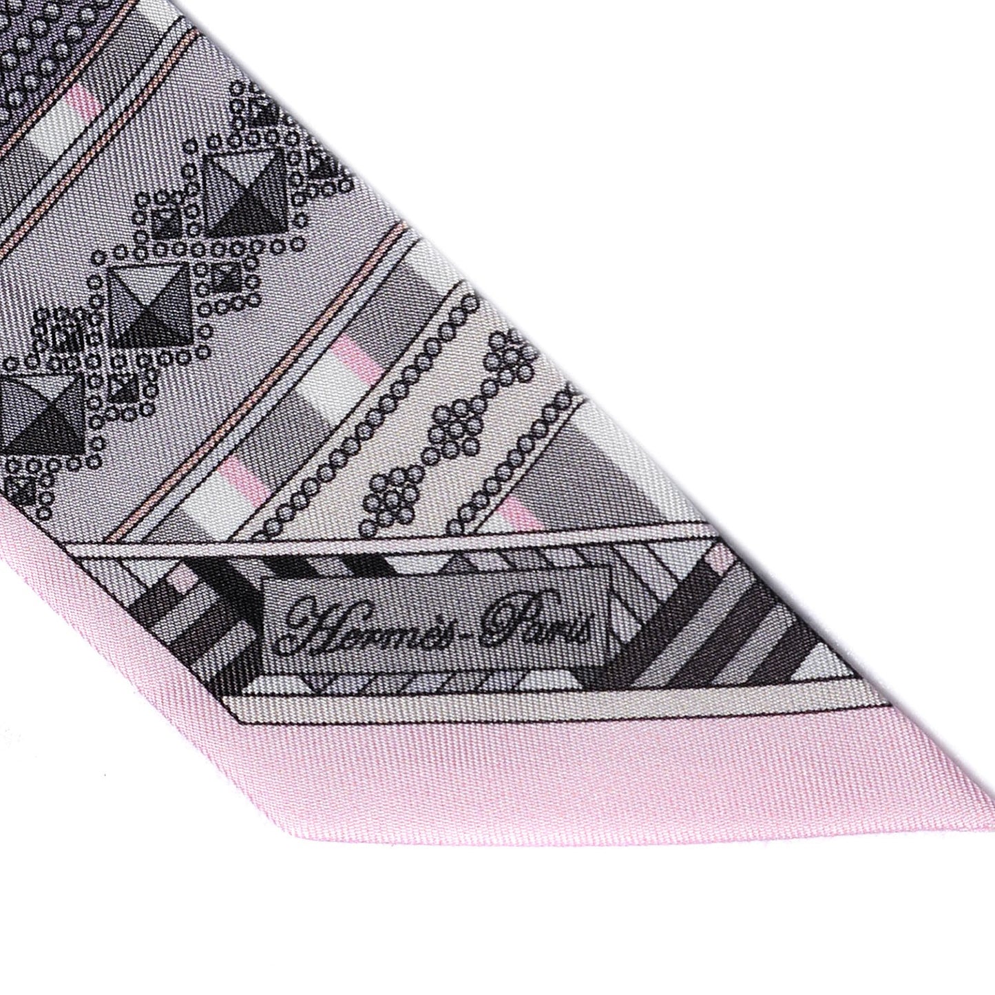 Silk Colliers de Chiens Twilly Rose Pale Gris Beige