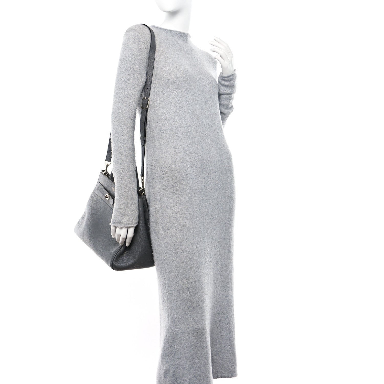 Mulberry Heavy Grain Belted Bayswater Tote Charcoal 2 of 11