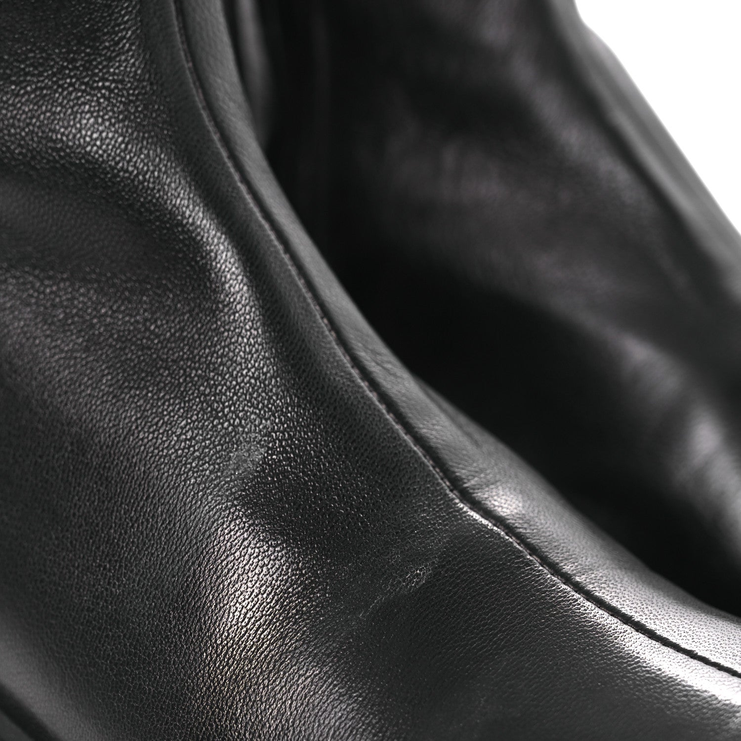 Prada Nappa Stretch Monolith Boots 37 Black 11 of 12