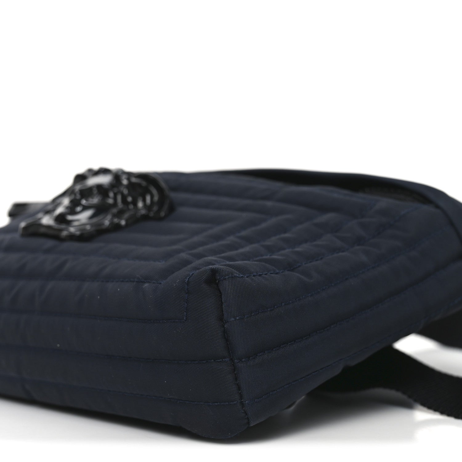 Versace Nylon Palazzo Medusa Belt Bag Navy 9 of 10