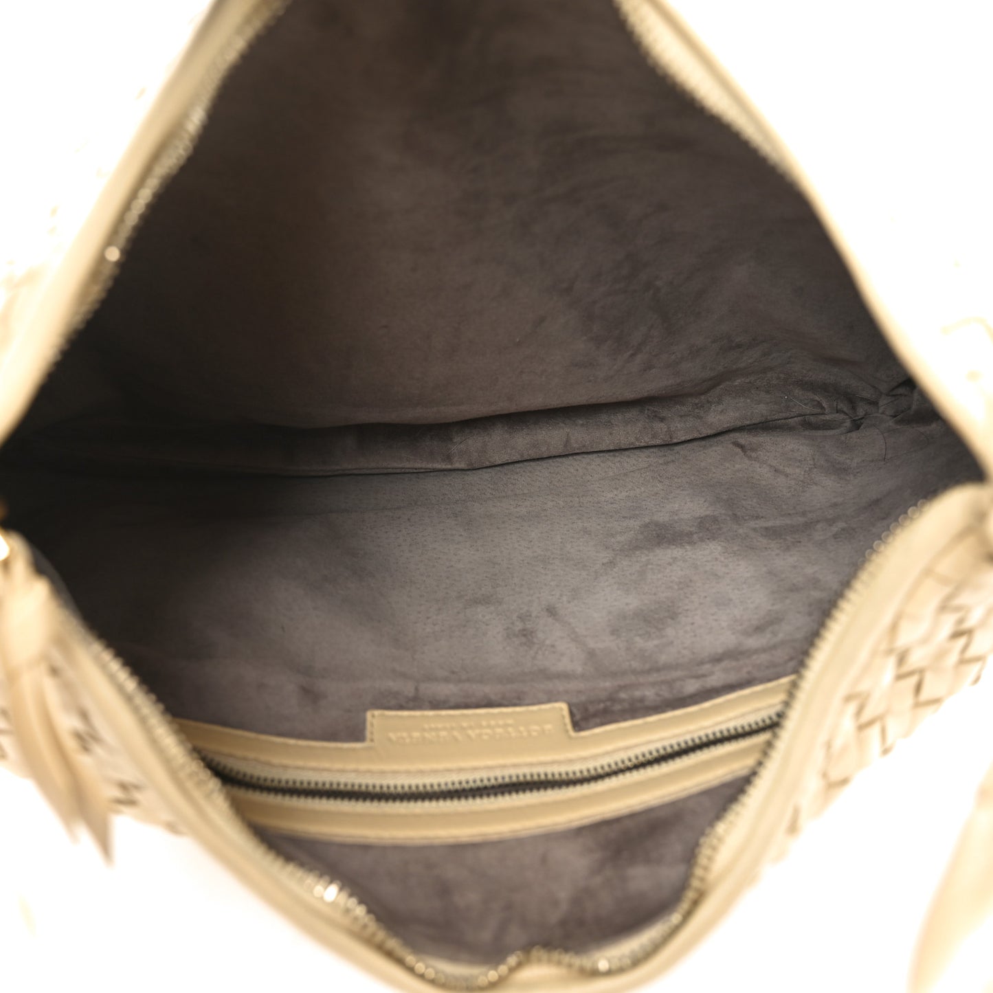 Nappa Intrecciato Medium Veneta Hobo Banane