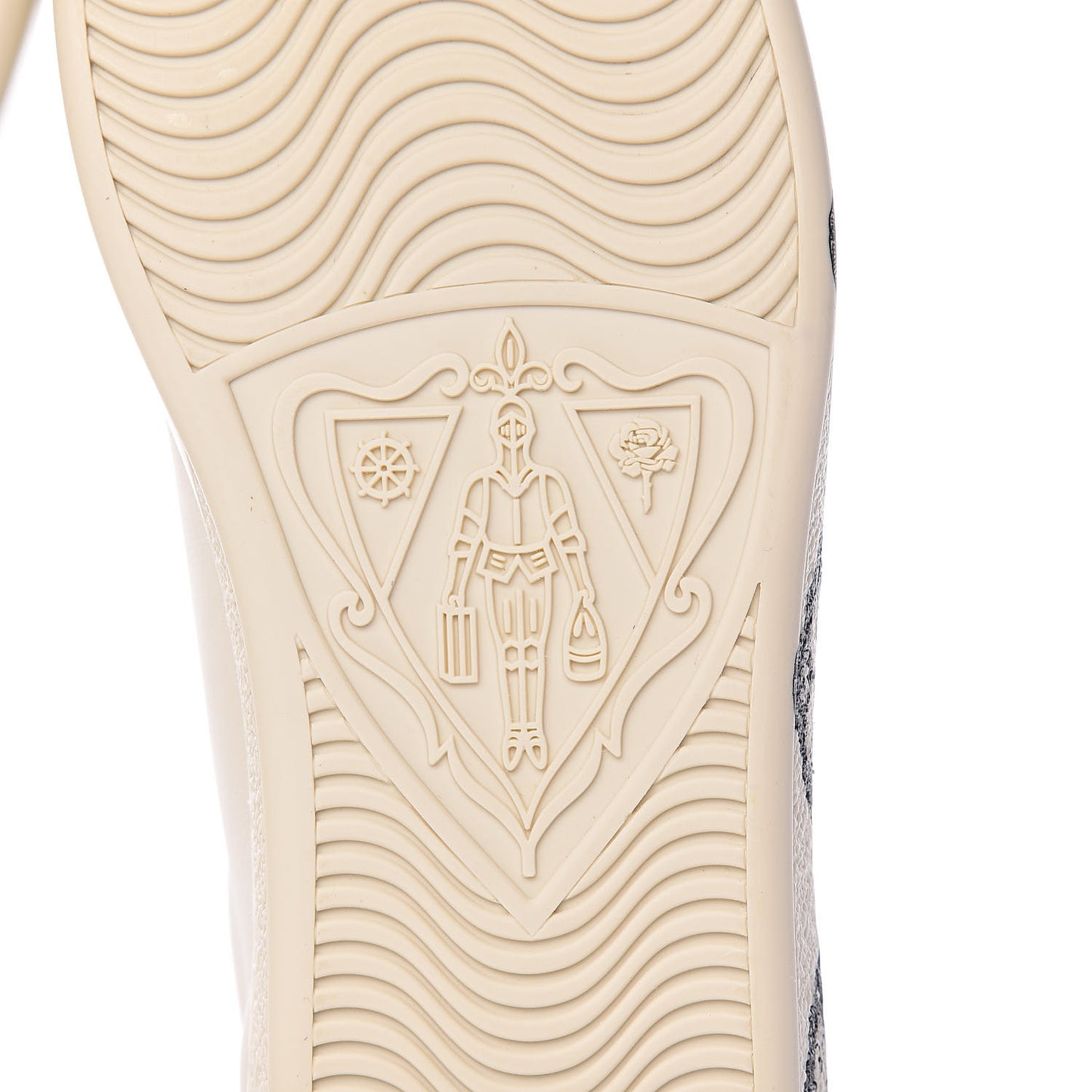 Calfskin Mystic Cat Print Womens Ace Sneakers 40 White