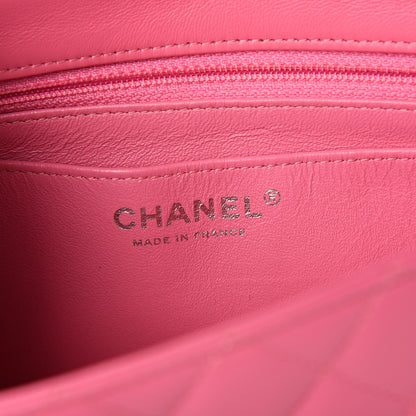 Chanel Lambskin Quilted Mini Rectangular Flap Pink 5 of 9