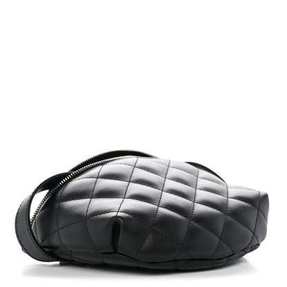 Chanel Calfskin Quilted Uniform Waist Belt Bag Black 4 of 10