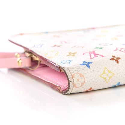 Louis Vuitton Monogram Multicolor Insolite Wallet White Litchi 6 of 9