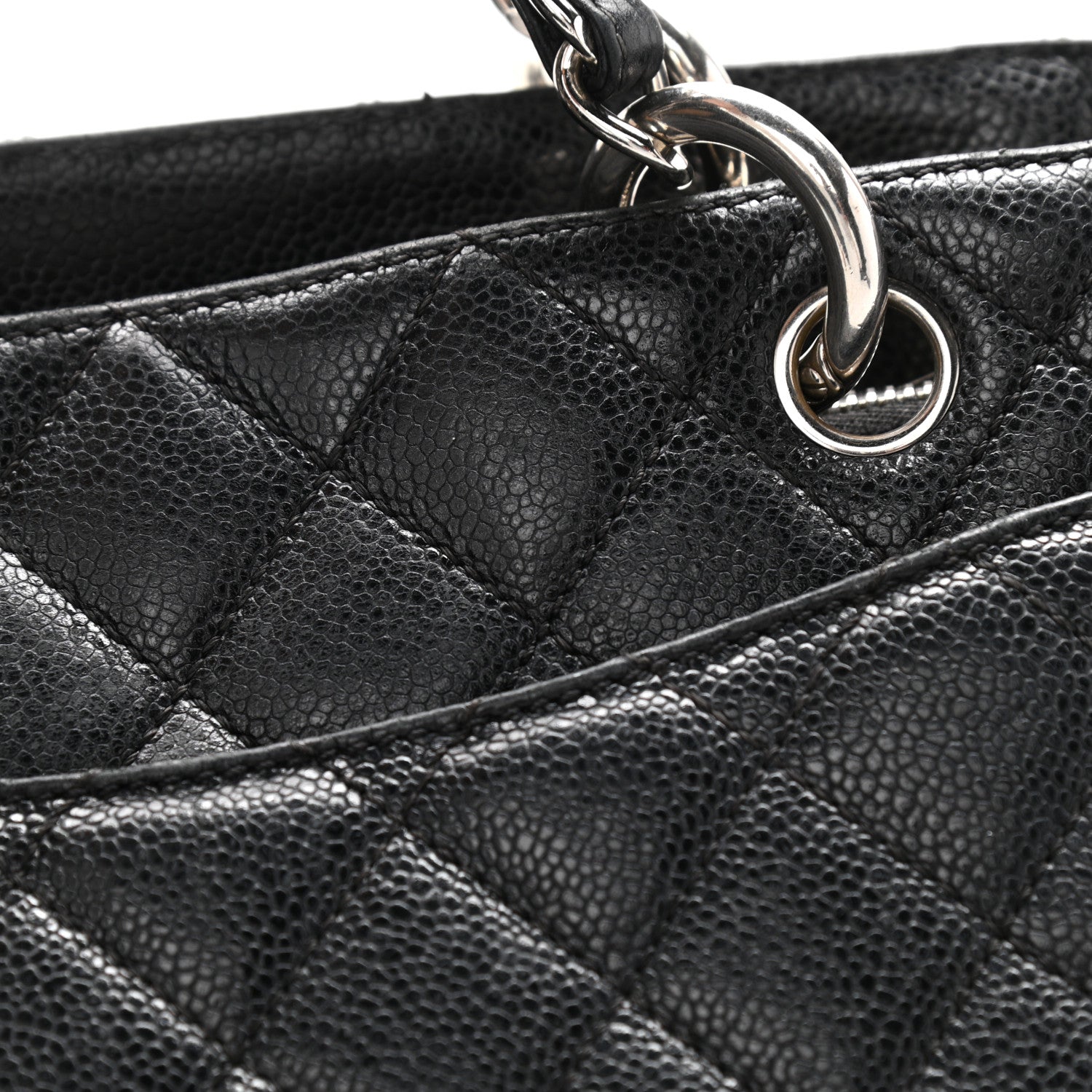 Chanel Caviar Quilted Grand Shopping Tote GST Black 17 of 21