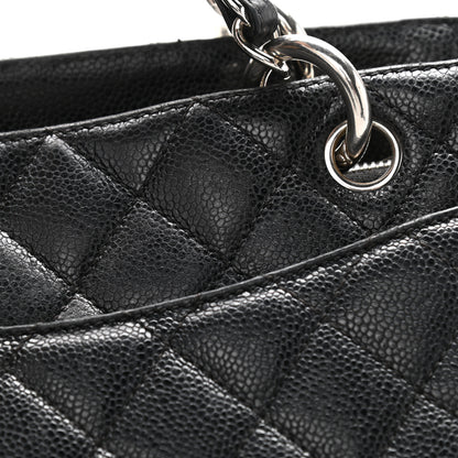 Chanel Caviar Quilted Grand Shopping Tote GST Black 17 of 21