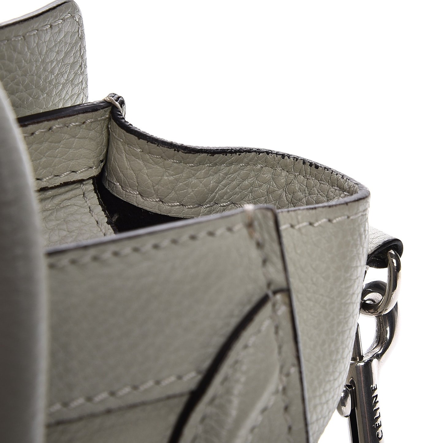 Drummed Calfskin Nano Luggage Lune