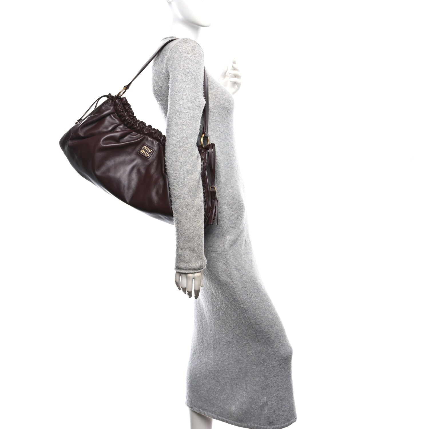 Miu Miu Nappa Joie Bag Briarwood 2 of 10