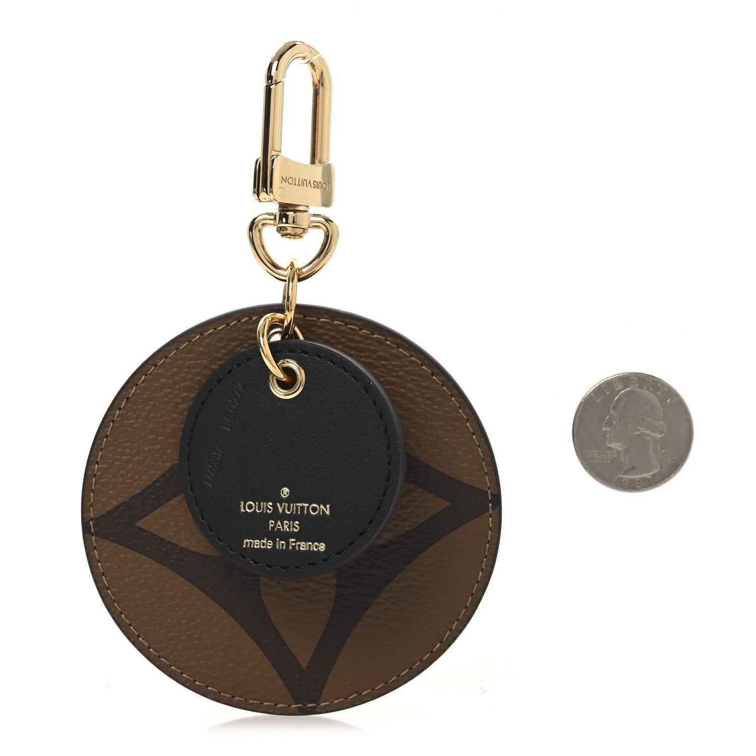 Louis Vuitton Monogram Reverse Key Holder Bag Charm 2 of 3