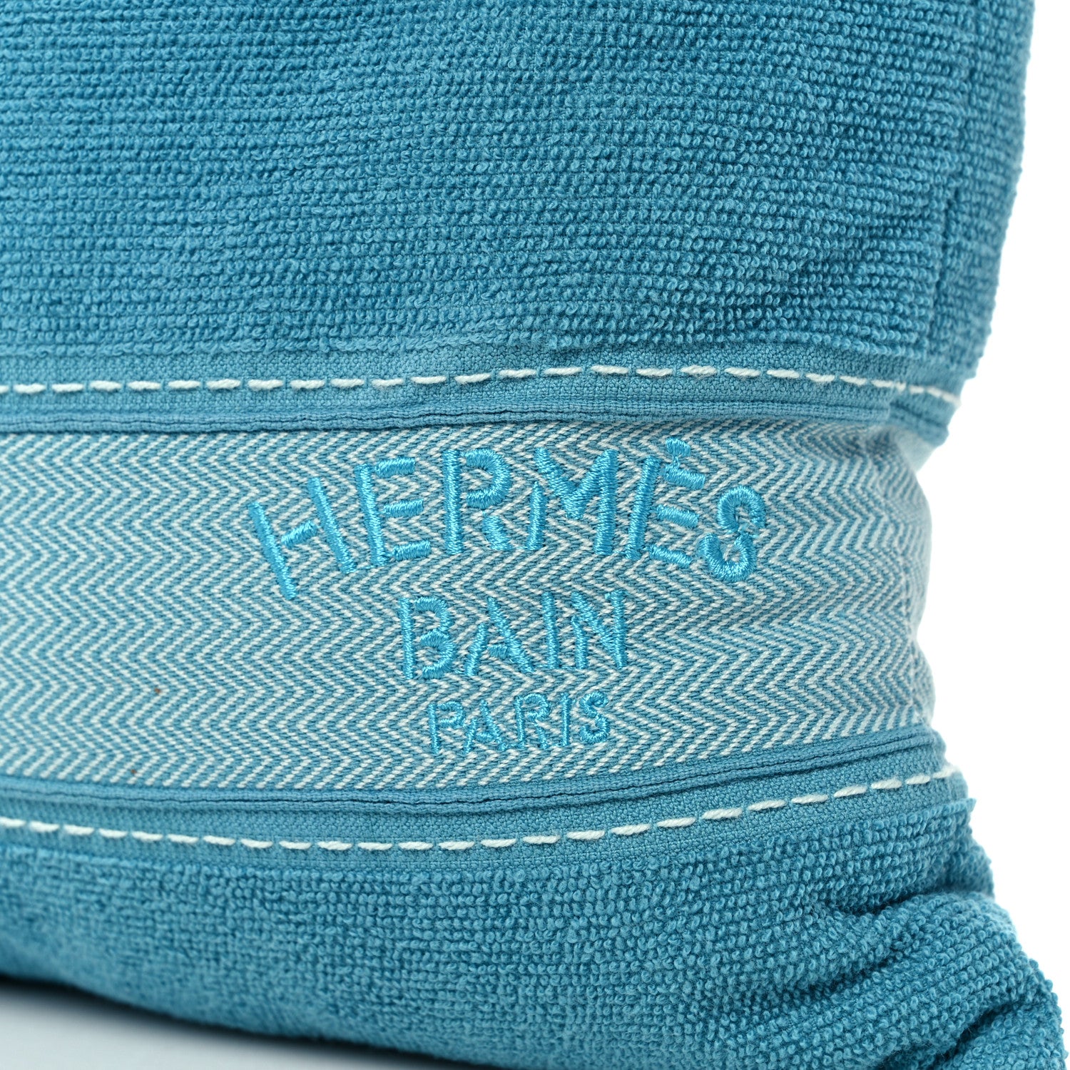 Hermes Cotton Terry Yachting Uni Beach Pillow 5 of 8