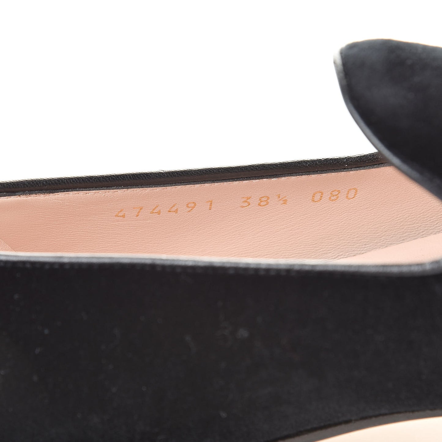 Velvet Etoile Pearl Embellished Loafers 38.5 Black