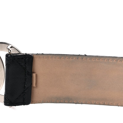 Chanel Lambskin Quilted CC Belt 80 32 Black 10 of 12