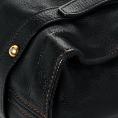 Miu Miu Vitello Lux Peggy Bow Tote Black 6 of 16