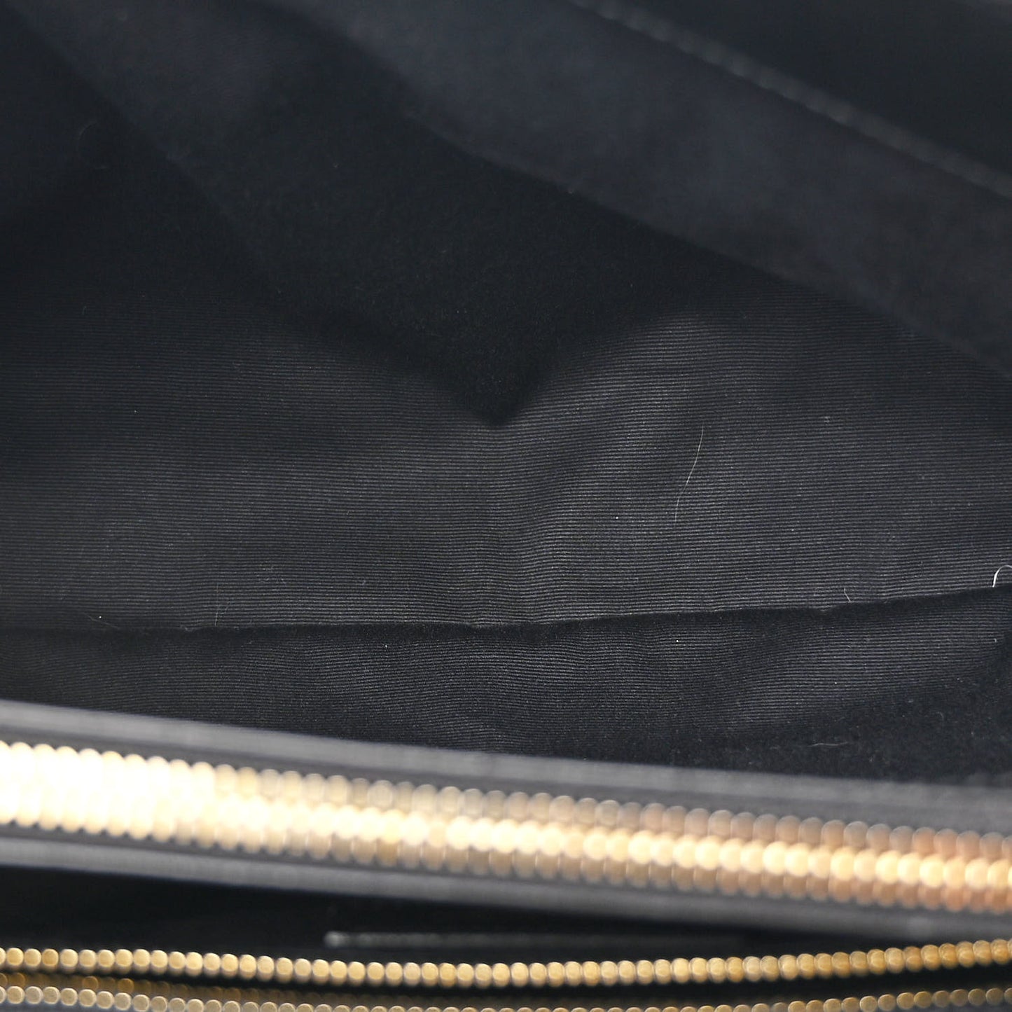 Calfskin Y Quilted Monogram Medium Loulou Chain Satchel Black