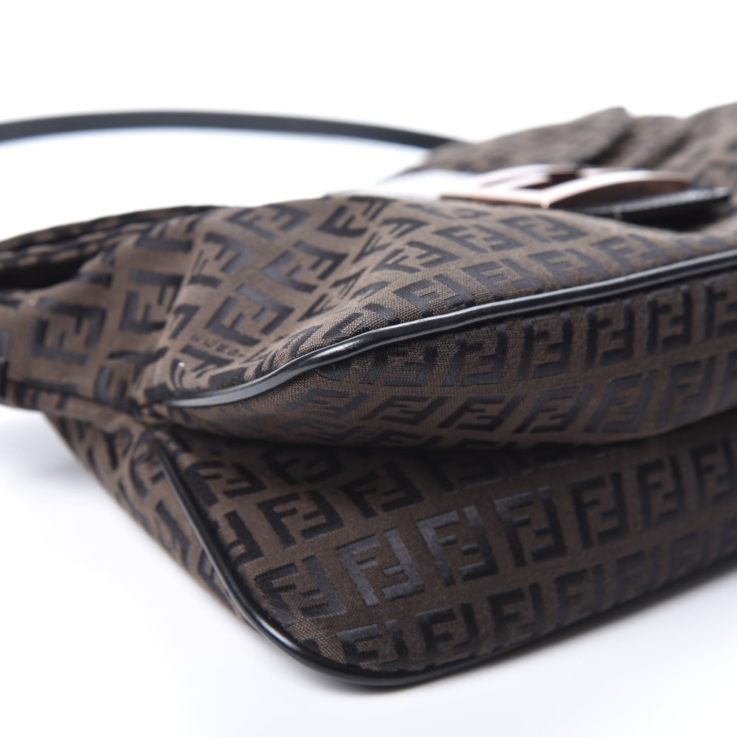Fendi Zucchino Baguette Dark Brown 5 of 8